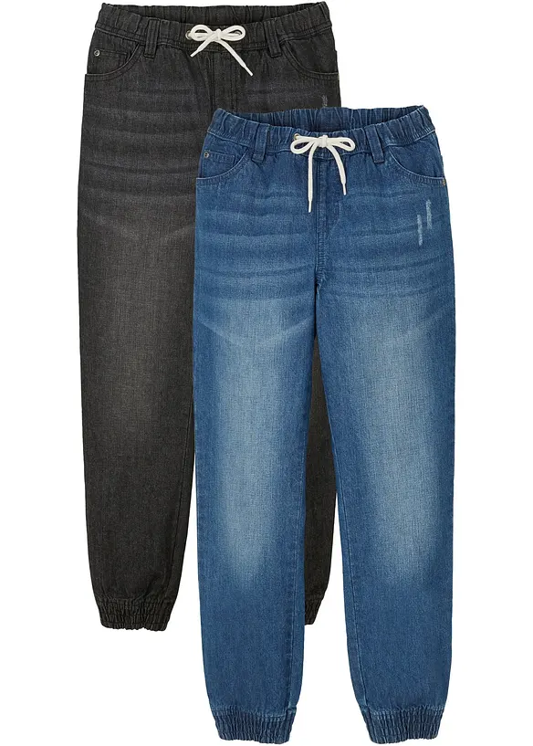 Jeans à taille élastiquée pour garçon, bonprix