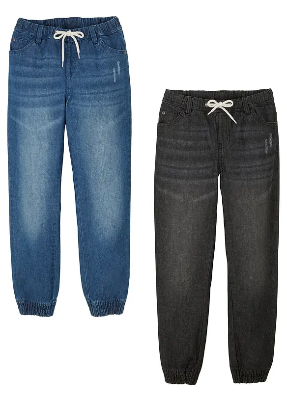 Jeans à taille élastiquée pour garçon, bonprix