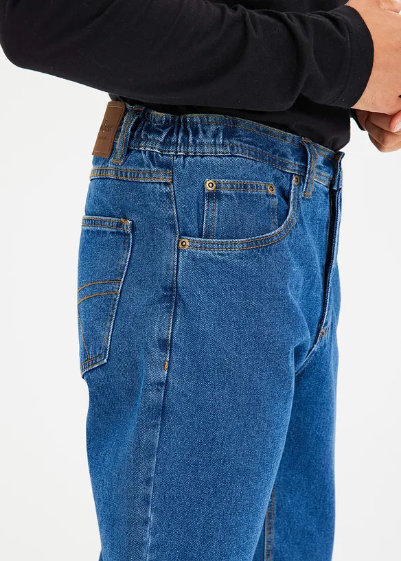 Jean droit classique, taille élastiquée sur les côtés, bonprix