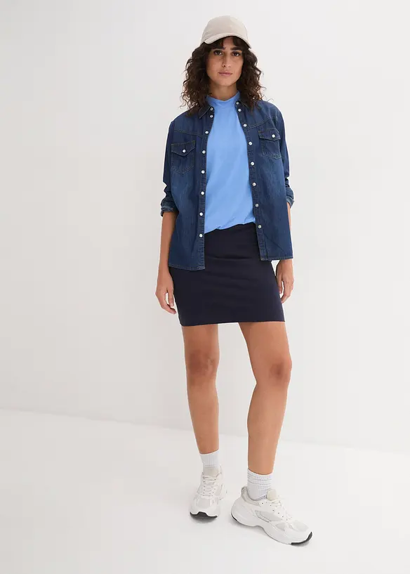 Lot de 2 jupes en jersey coton extensible, bonprix