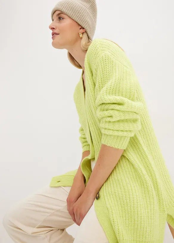Gilet en maille avec laine, bonprix