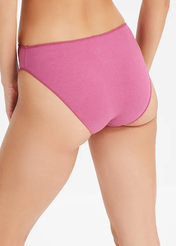 Lot de 4 slips coton, bonprix