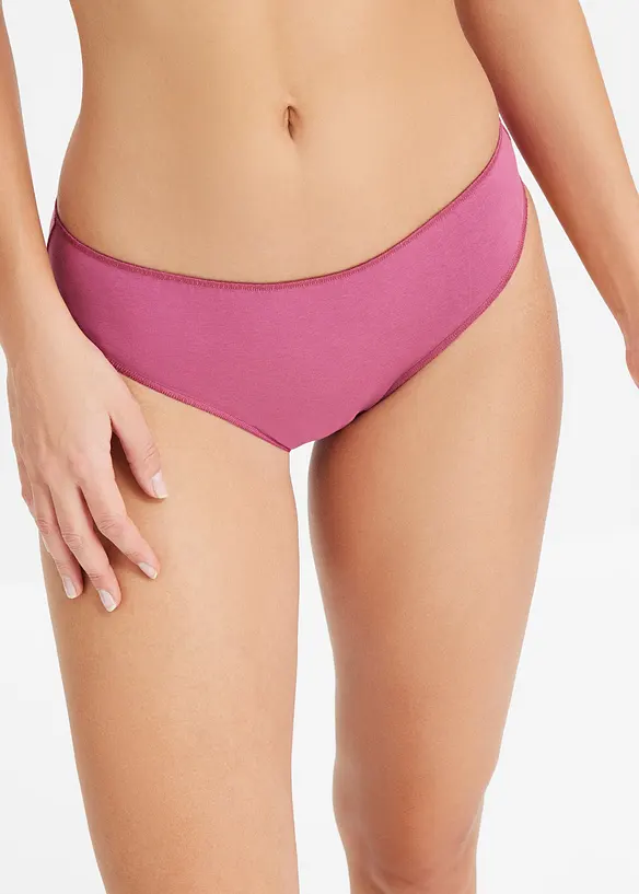Lot de 4 slips coton, bonprix