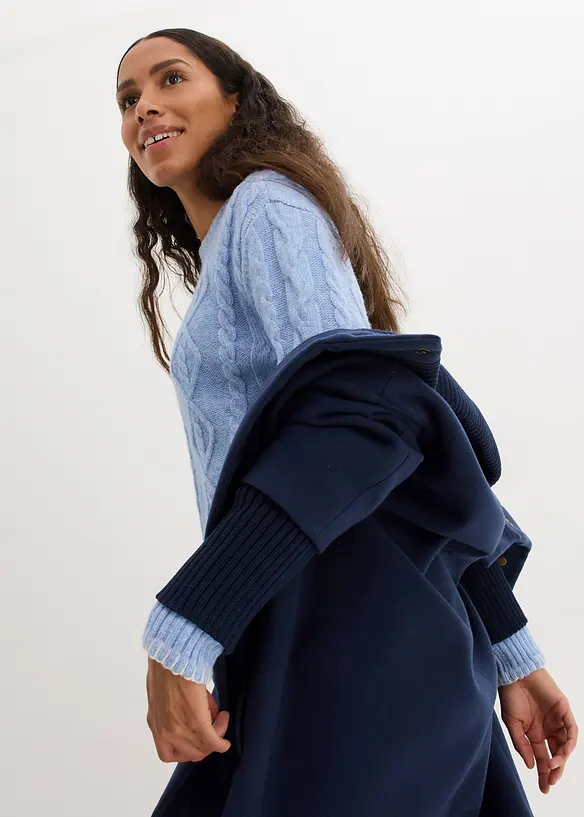 Pull en grosse maille torsadée, bonprix