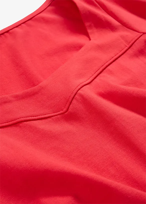 T-shirt manches longues à encolure cœur, bonprix