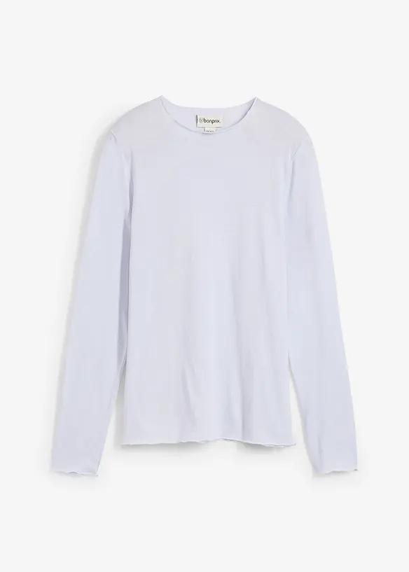 T-shirt manches longues en matière douce, bonprix