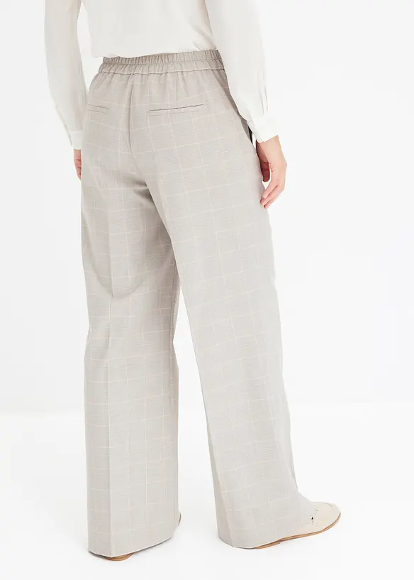 Pantalon large en viscose mélangée, bonprix