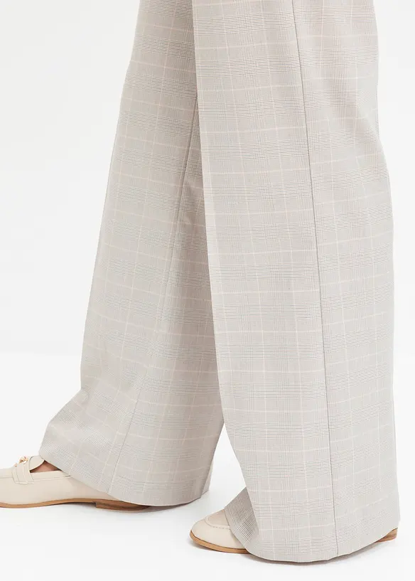 Pantalon large en viscose mélangée, bonprix