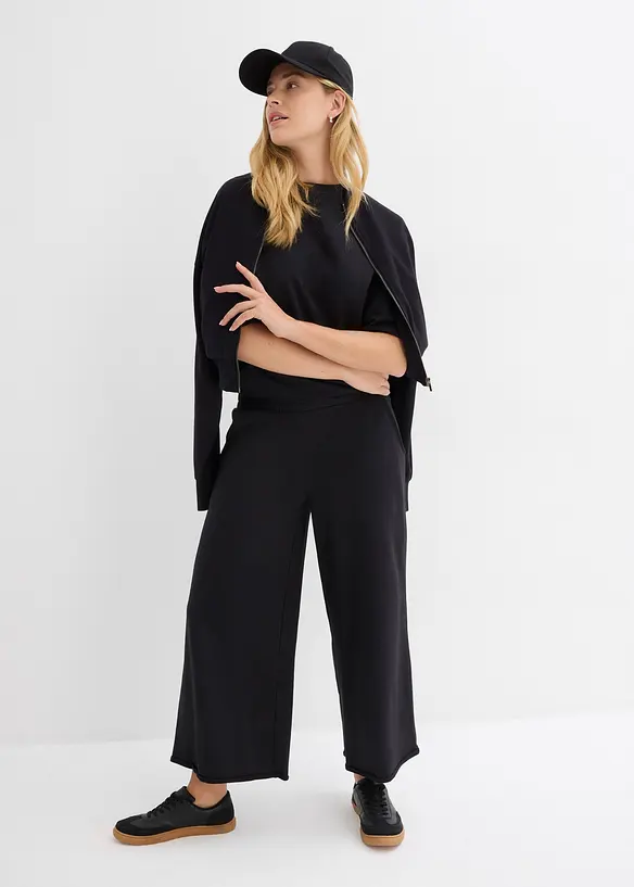 Pantalon 7/8 en molleton, bonprix