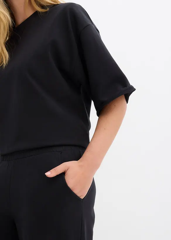 Pantalon 7/8 en molleton, bonprix