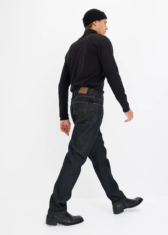 Jean droit classique, taille élastiquée sur les côtés, bonprix