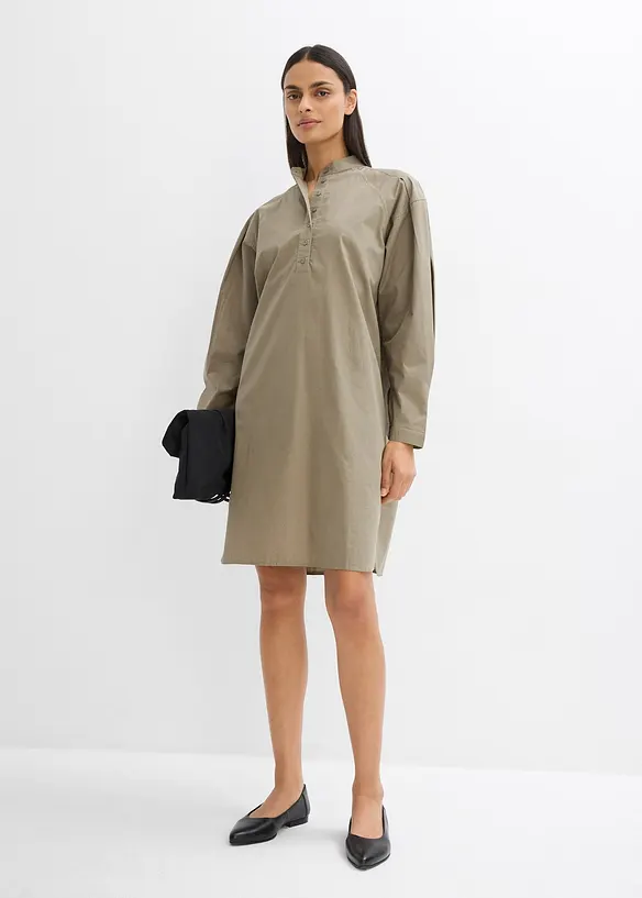 Robe-chemise 100% coton, bonprix