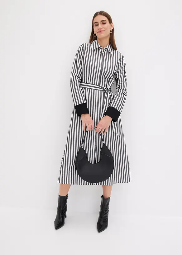 Robe-chemise 100% coton, bonprix