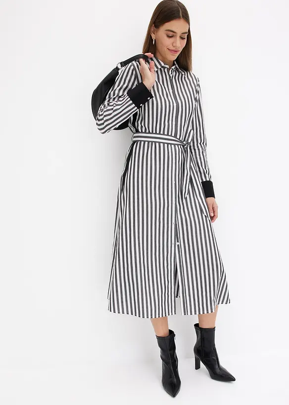 Robe-chemise 100% coton, bonprix