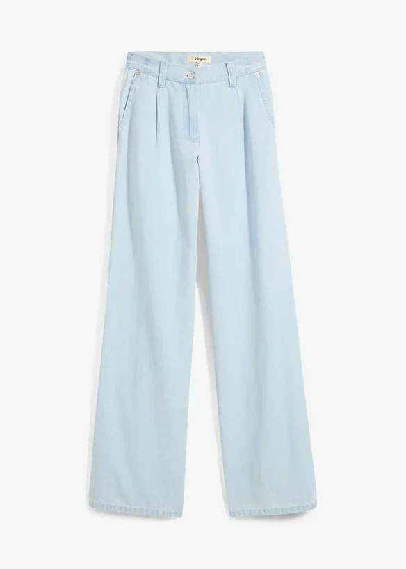 Jean large taille mi-haute, ultra doux, bonprix