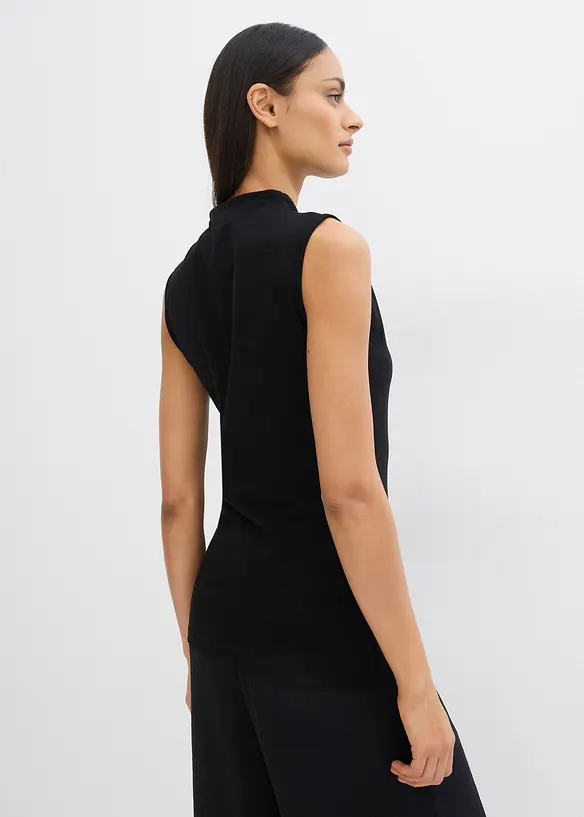 Top en coton élastiqué, bonprix