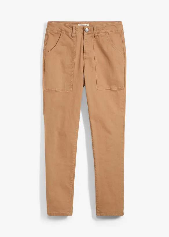 Pantalon en twill de coton extensible, bonprix