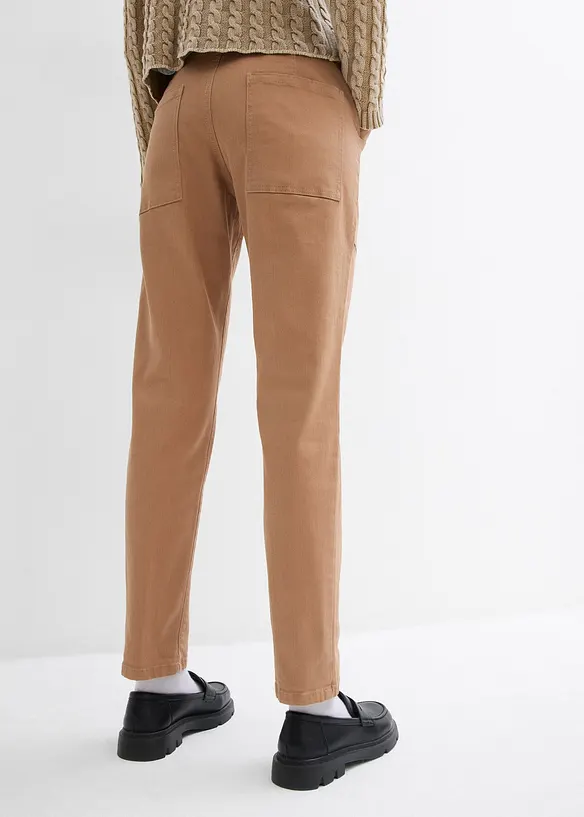 Pantalon en twill de coton extensible, bonprix