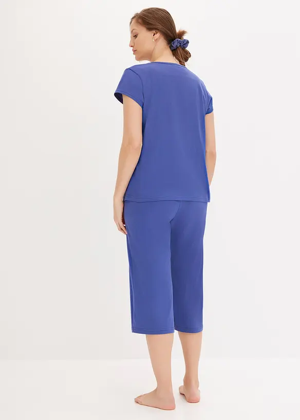 Pyjama avec un pantacourt ample, bonprix