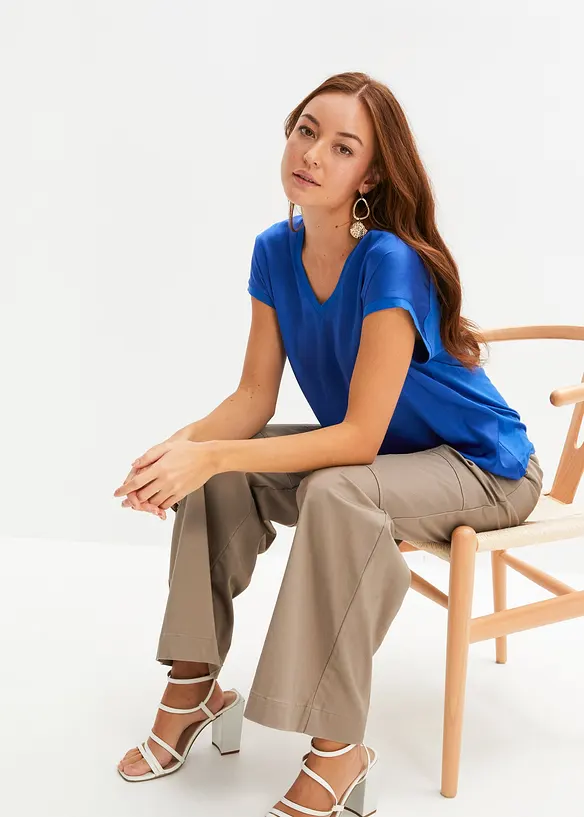 T-shirt en viscose mélangée, bonprix