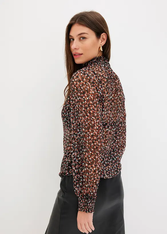 Blouse en crêpe, bonprix