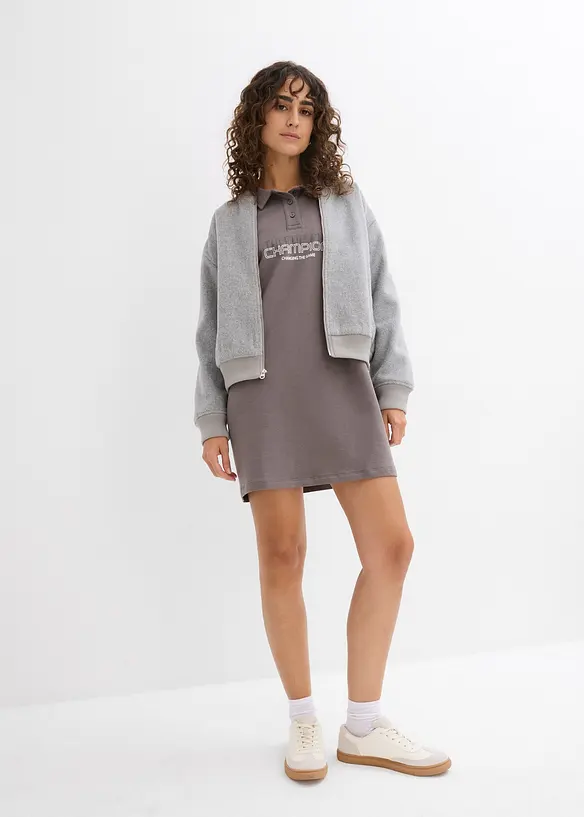 Robe en molleton 100% coton, bonprix