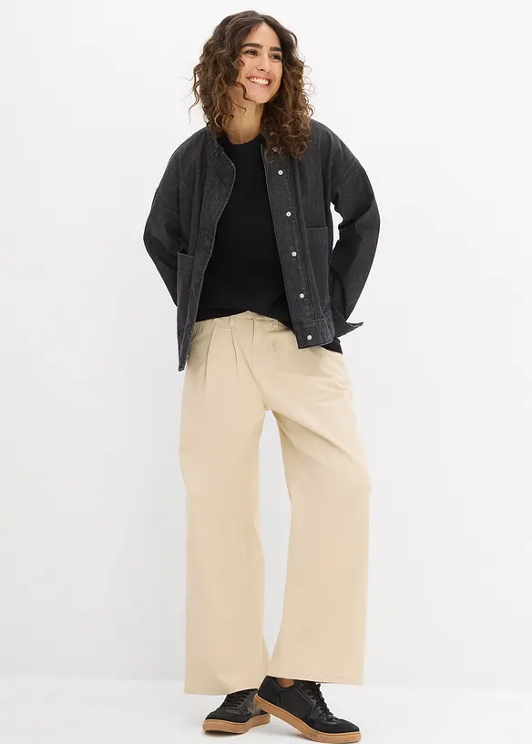 T-shirt épais oversize 100% coton, bonprix