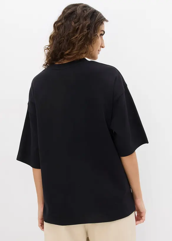 T-shirt épais oversize 100% coton, bonprix