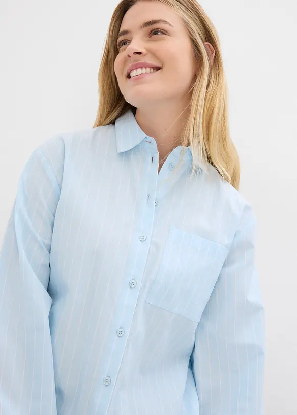 Chemisier oversize en popeline de coton, bonprix