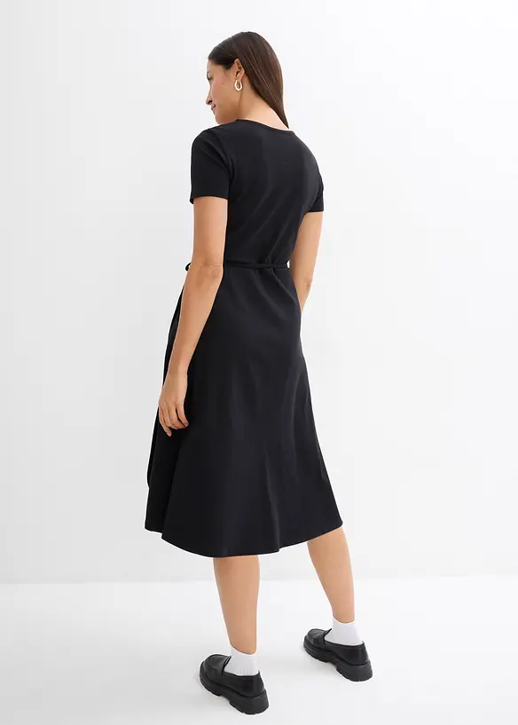 Robe en jersey, style portefeuille, bonprix