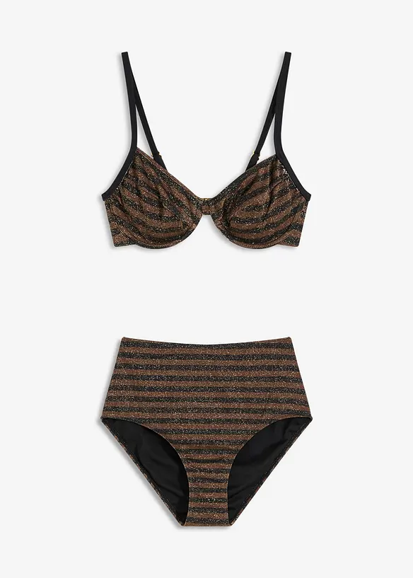 Bikini brillant à armatures (ens. 2 pces), bonprix