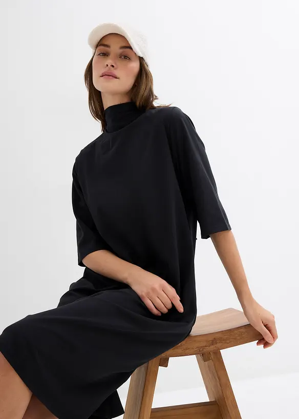Robe en jersey de coton extensible, bonprix