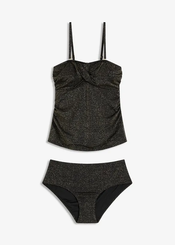 Tankini (ens. 2 pces) à fil brillant, bonprix