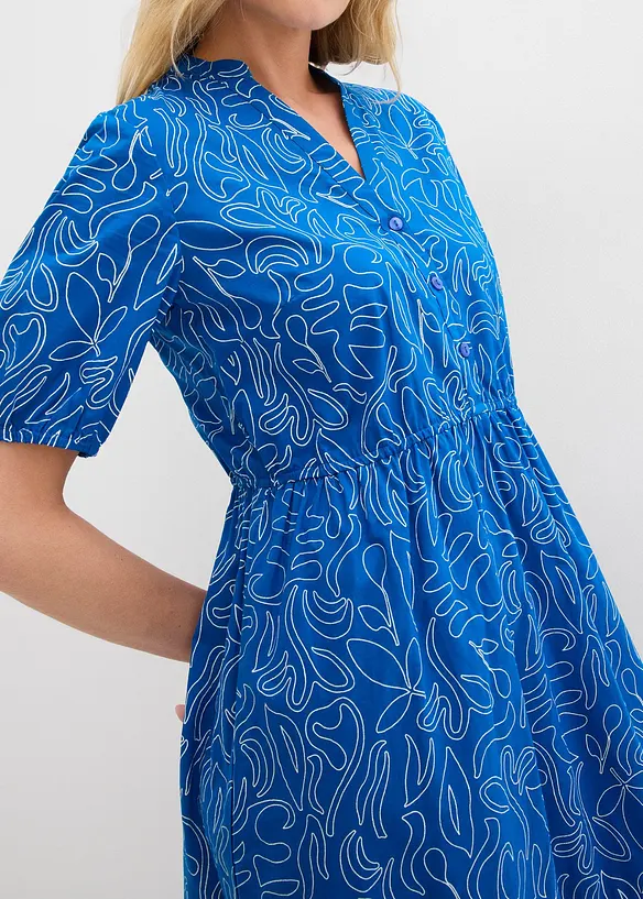Robe midi ample, 100% coton, bonprix