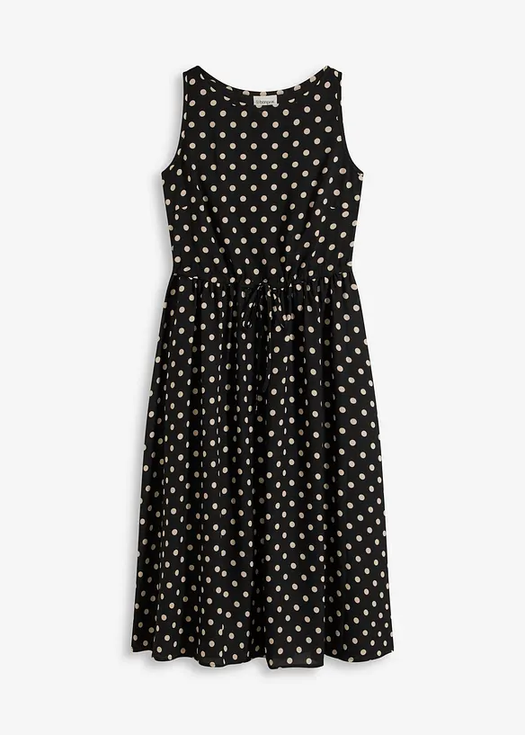 Robe midi avec lien à nouer, bonprix