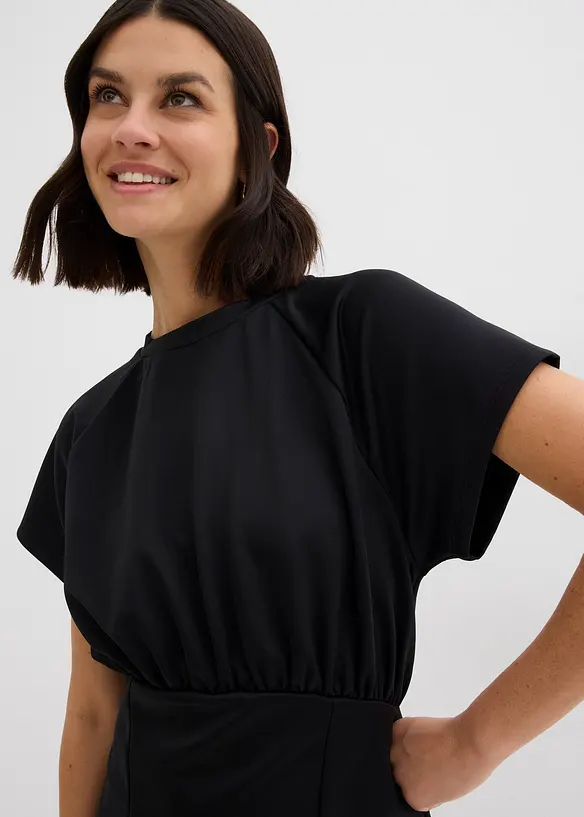 Robe à fronces en jersey, bonprix