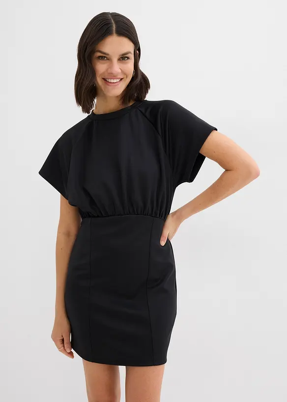 Robe à fronces en jersey, bonprix