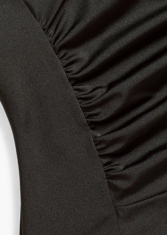 Maillot 1 pièce sculptant en matière brillante, maintien modéré, bonprix