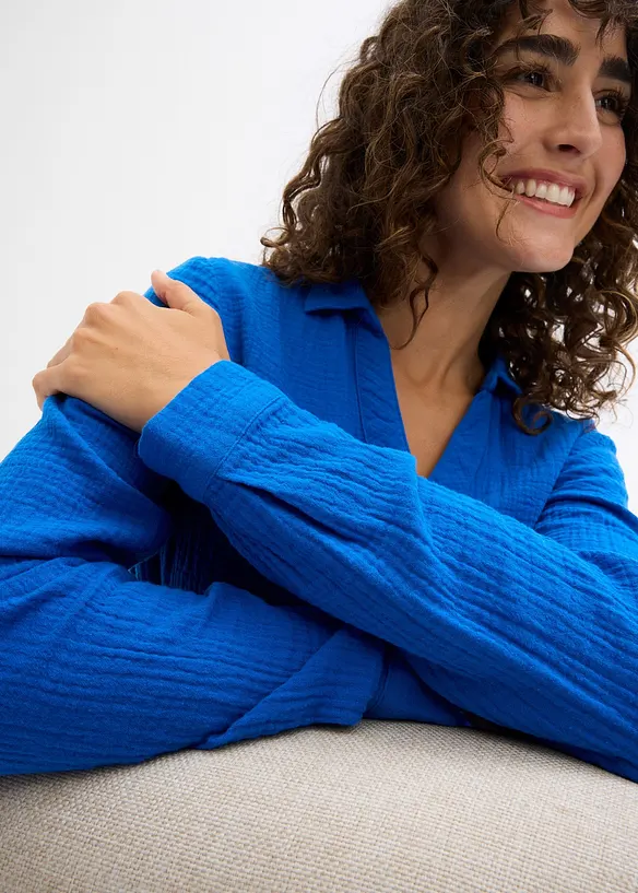 Blouse de grossesse et d’allaitement en gaze 100% coton, bonprix