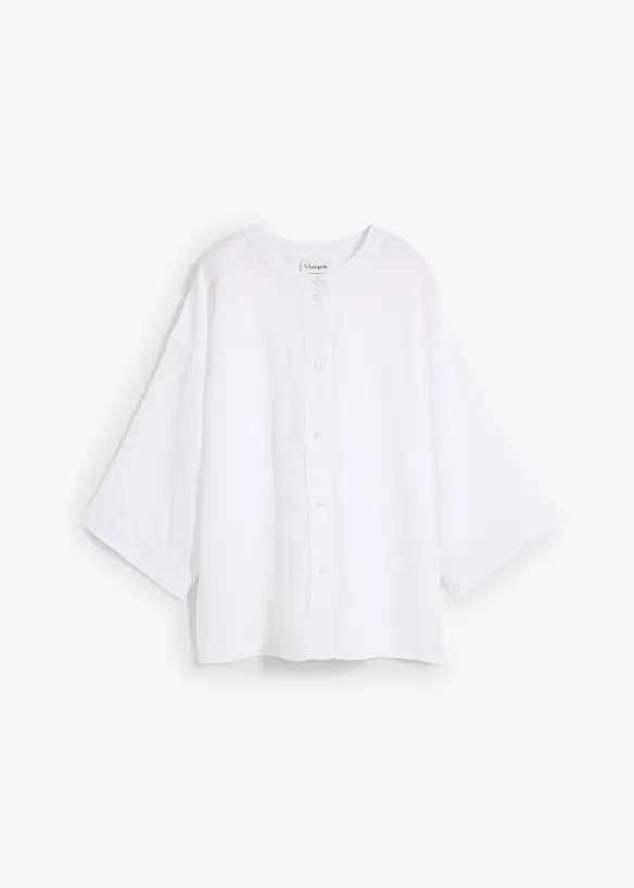 Chemisier oversize 100% lin, bonprix