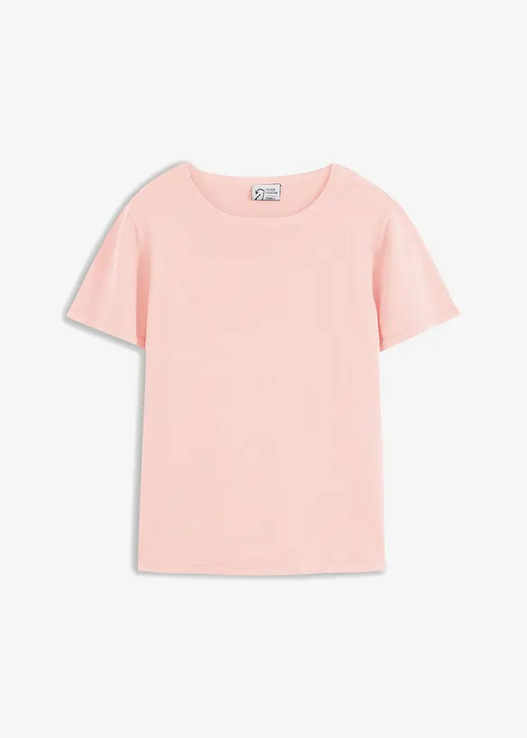 T-shirt en fine maille 100% coton, bonprix