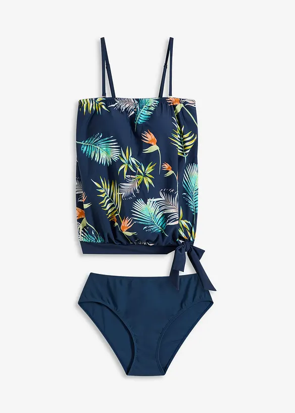 Tankini bandeau multi-positions (ens. 2 pces), bonprix