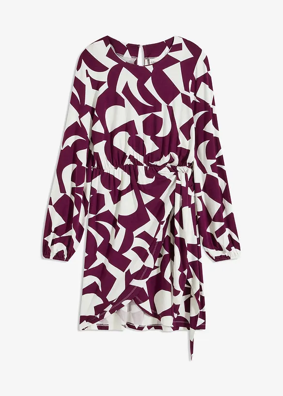 Robe en jersey, viscose mélangée douce, bonprix