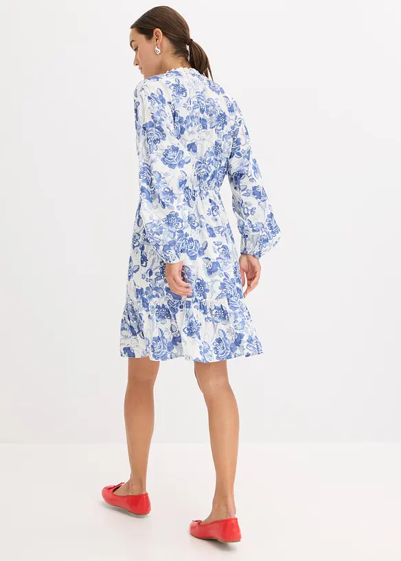 Robe en satin imprimée, bonprix