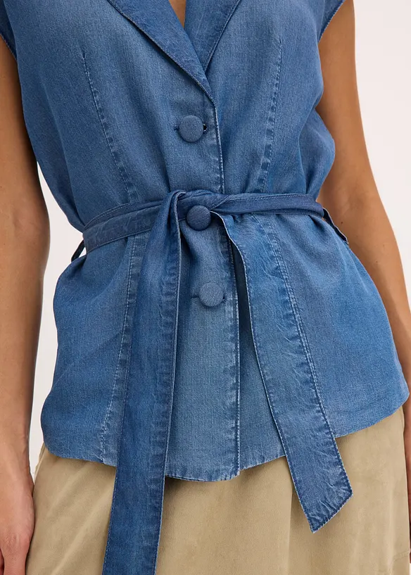 Blazer sans manches en Lyocell, bonprix