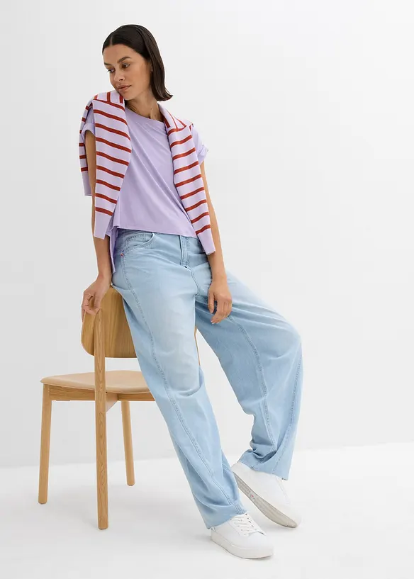 T-shirt oversize en viscose fluide, bonprix
