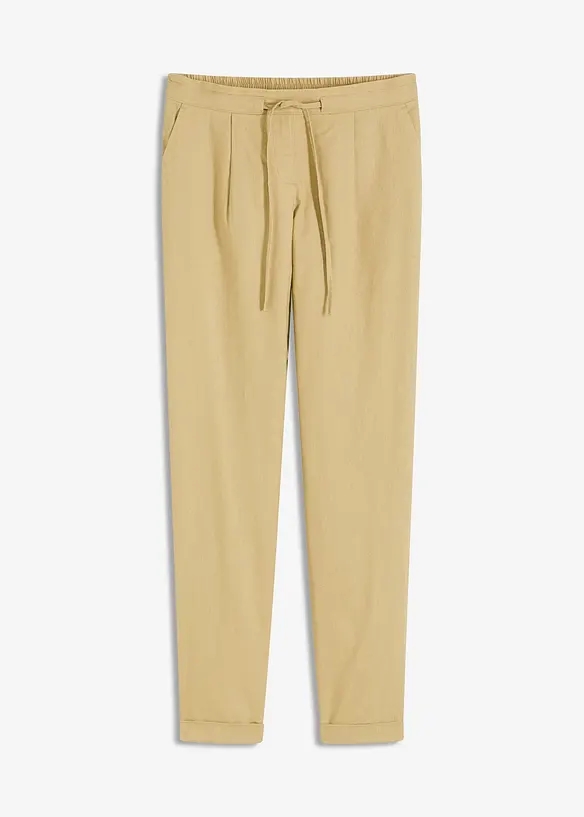 Pantalon en lin, bonprix