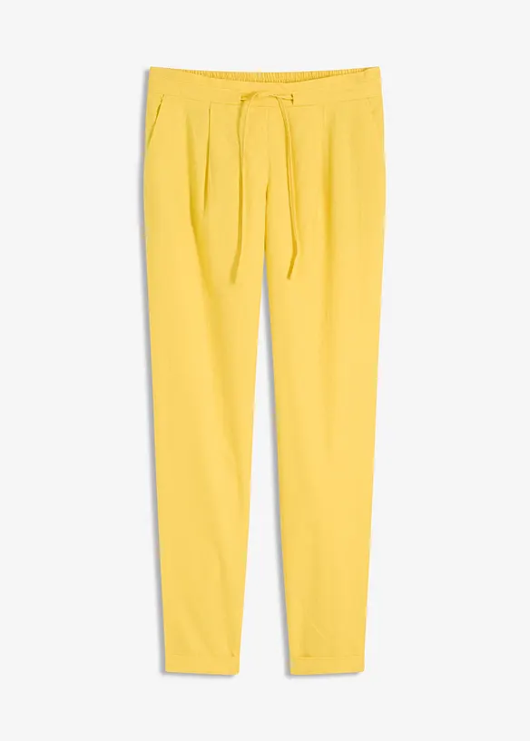 Pantalon en lin, bonprix