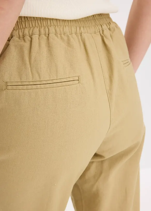 Pantalon en lin, bonprix