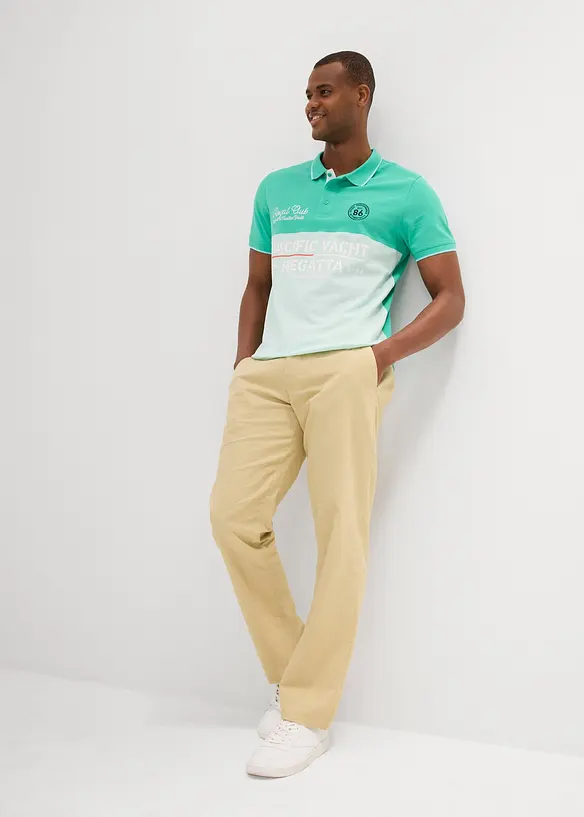 Polo en maille piquée 100% coton, bonprix